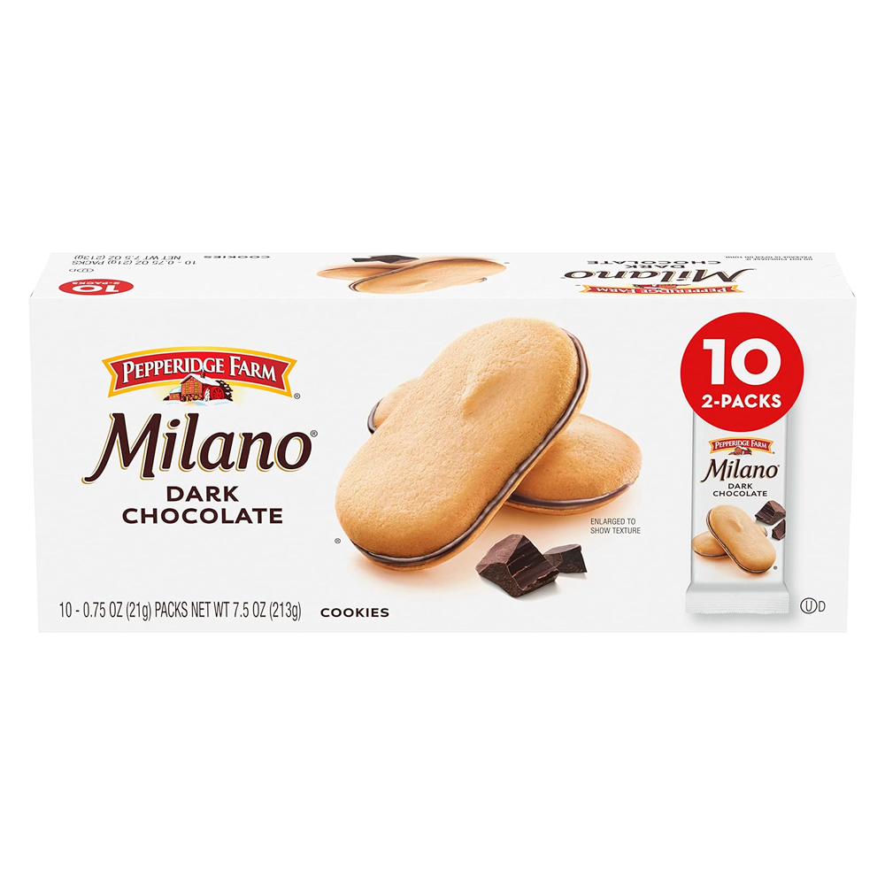 페퍼리지팜 밀라노 초콜릿 쿠키 다크초콜릿 2개입 X 10팩 1+1